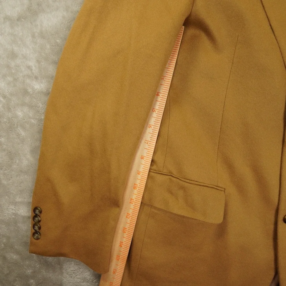 Jos. A. Bank Vintage 90s Cashmere Blazer Men's 40R Camel Brown Classic Old Money